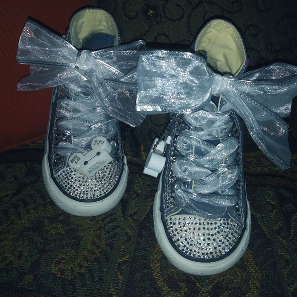 Toddler Disney’s BayMax Embellished Bling Converse - Picture 9 of 9